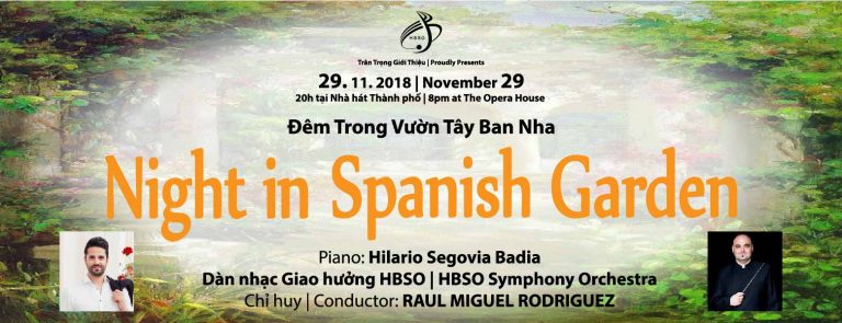 Hòa nhạc “Đêm trong vườn Tây Ban Nha”