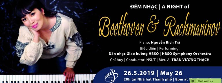 Bích Trà trình diễn trong đêm nhạc Rachmaninov và Beethoven