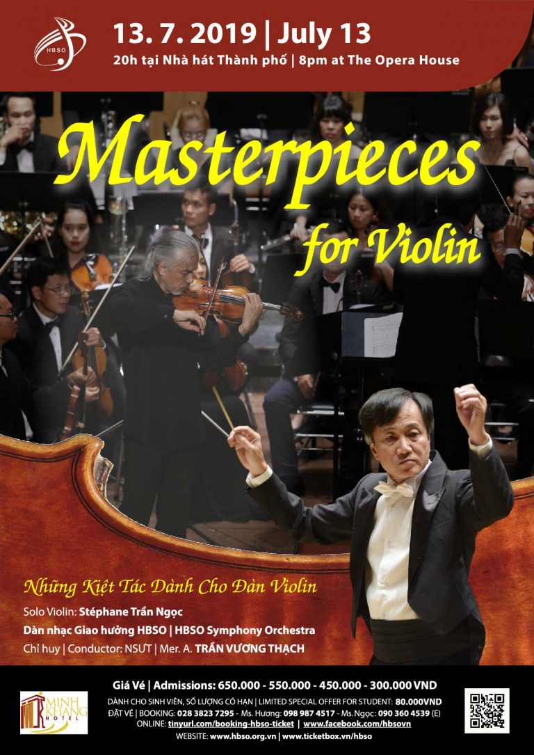 Đêm hòa nhạc “NHỮNG KIỆT TÁC DÀNH CHO ĐÀN VIOLIN”