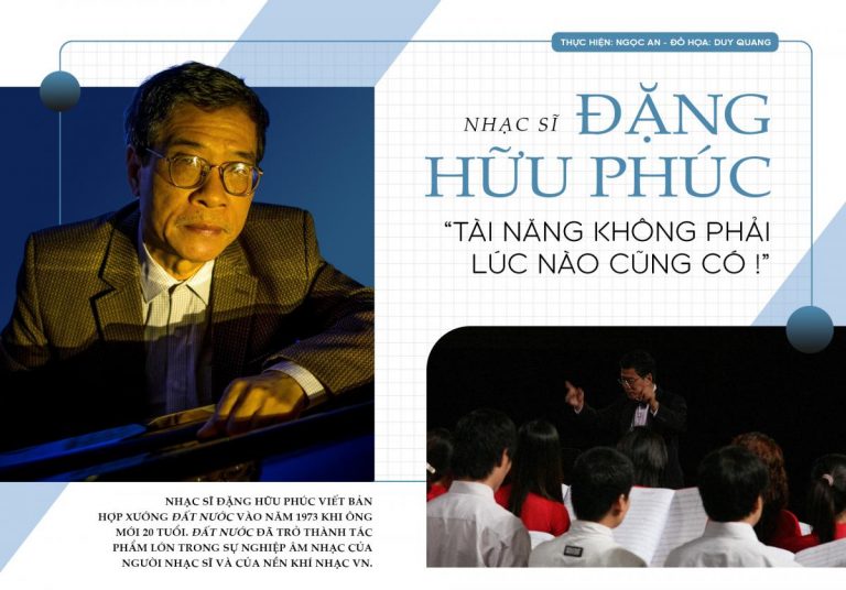 Nhạc sĩ Đặng Hữu Phúc: “Tài năng không phải lúc nào cũng có!”