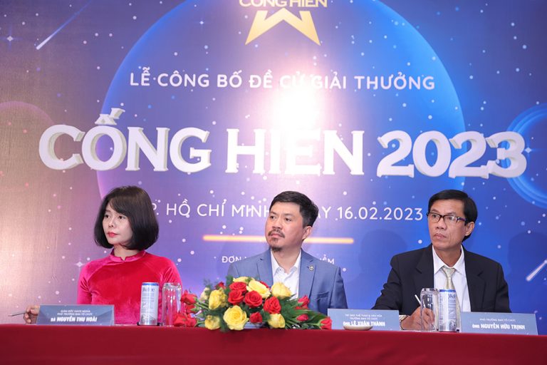 Công bố danh sách đề cử giải thưởng “Cống hiến 2023”